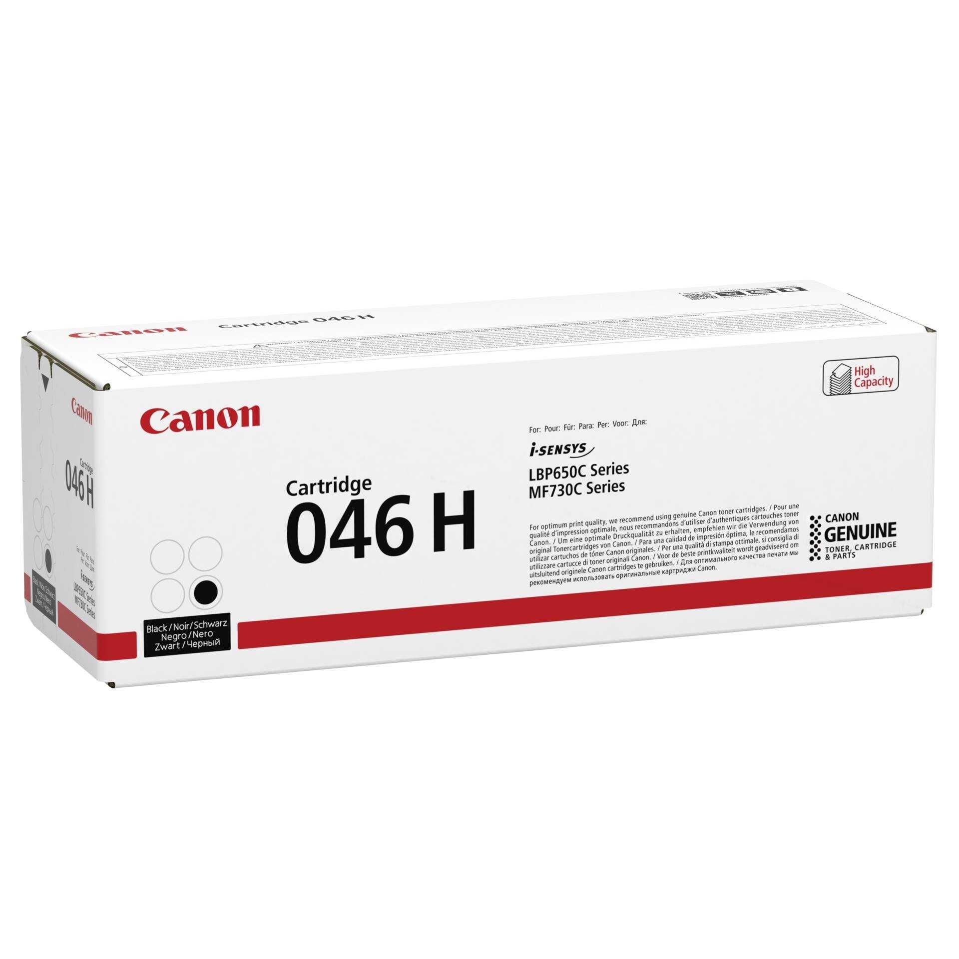 Canon 046 H - Mit hoher Kapazität - Schwarz - original - Tonerpatrone - für ImageCLASS LBP654, MF731, MF733, MF735; i-SENSYS LBP653, LBP654, MF732, MF734, MF735