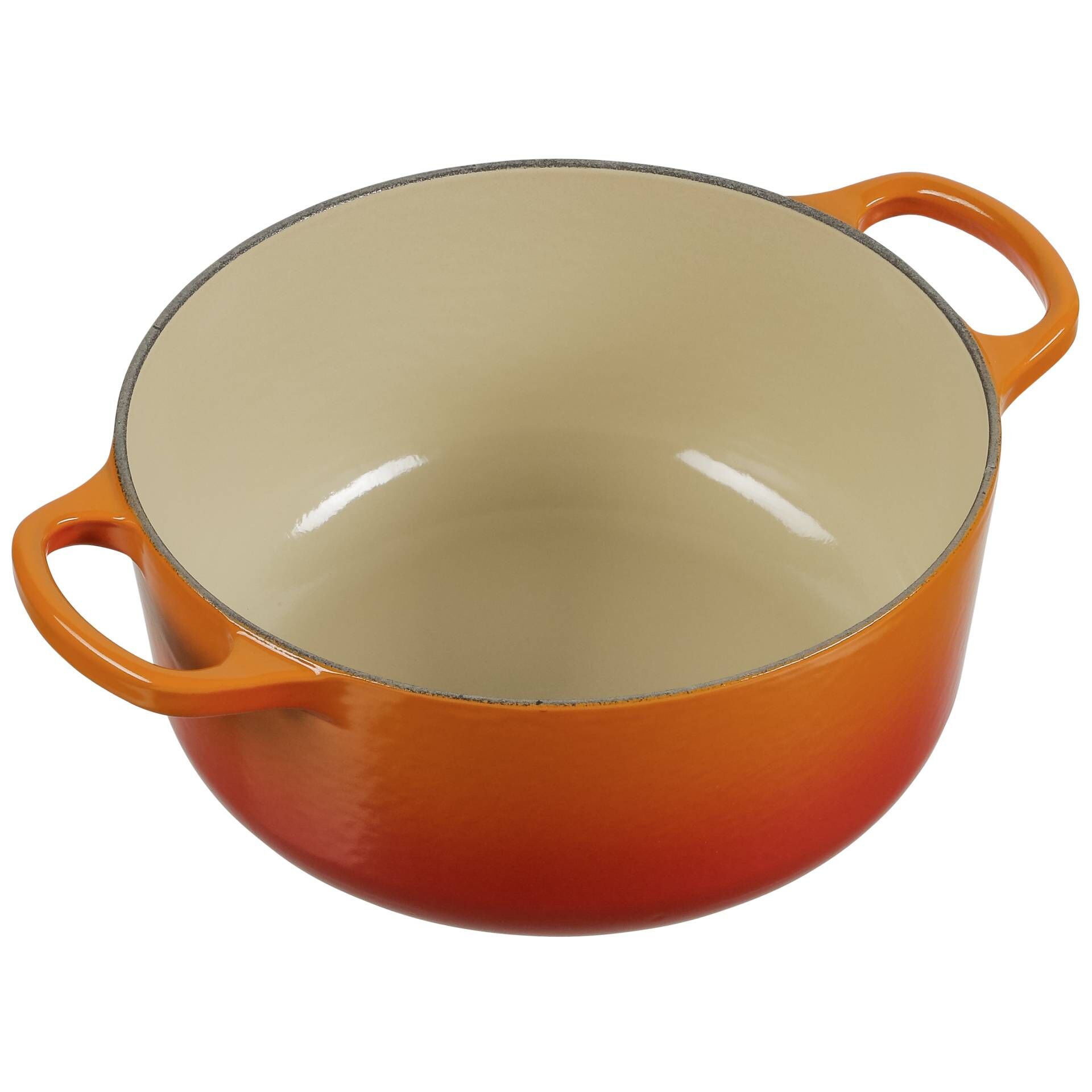 Le Creuset Signature Bräter rund 20 cm ofenrot