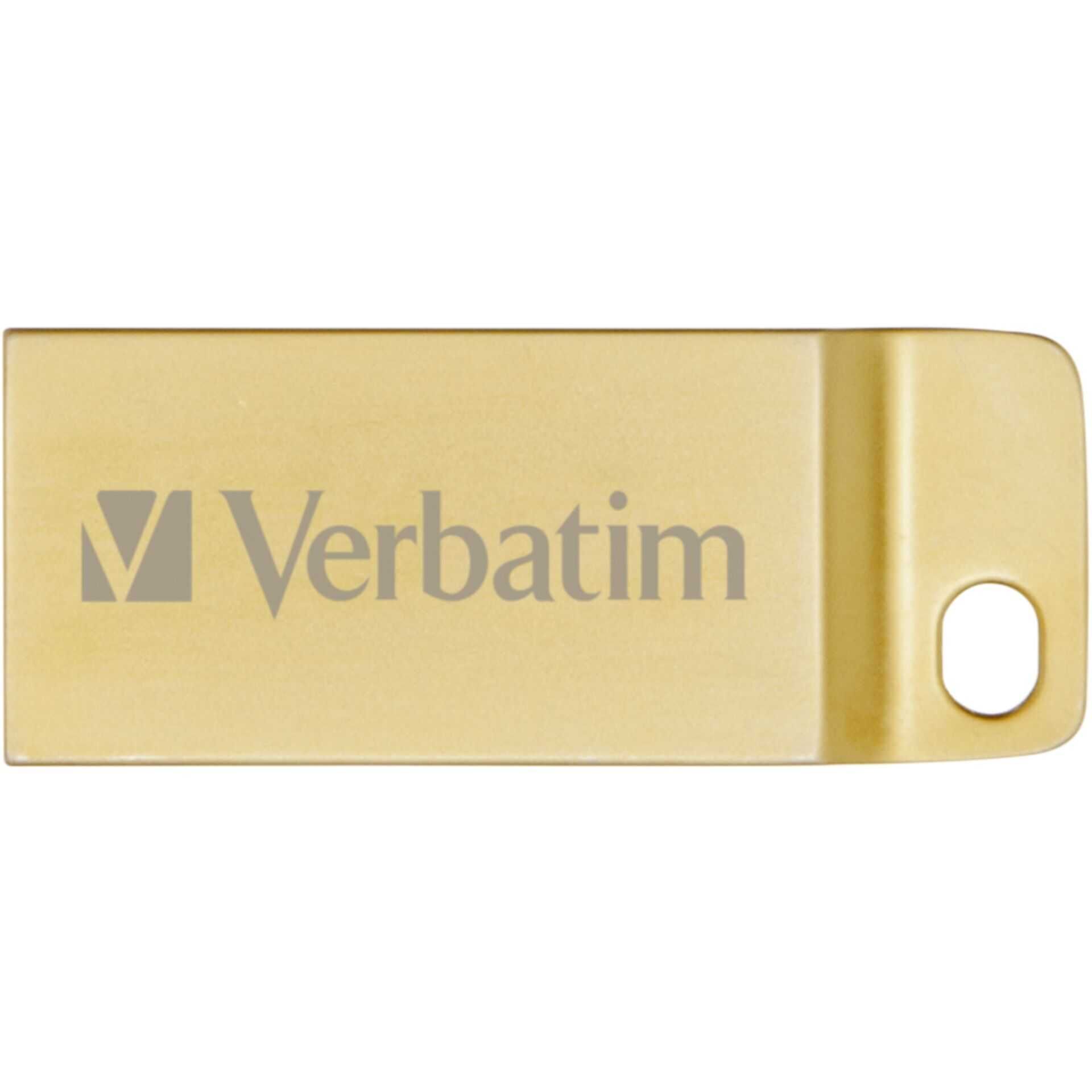 Verbatim Metal Executive - USB-Flash-Laufwerk - 64 GB - USB 3.0 - Gold