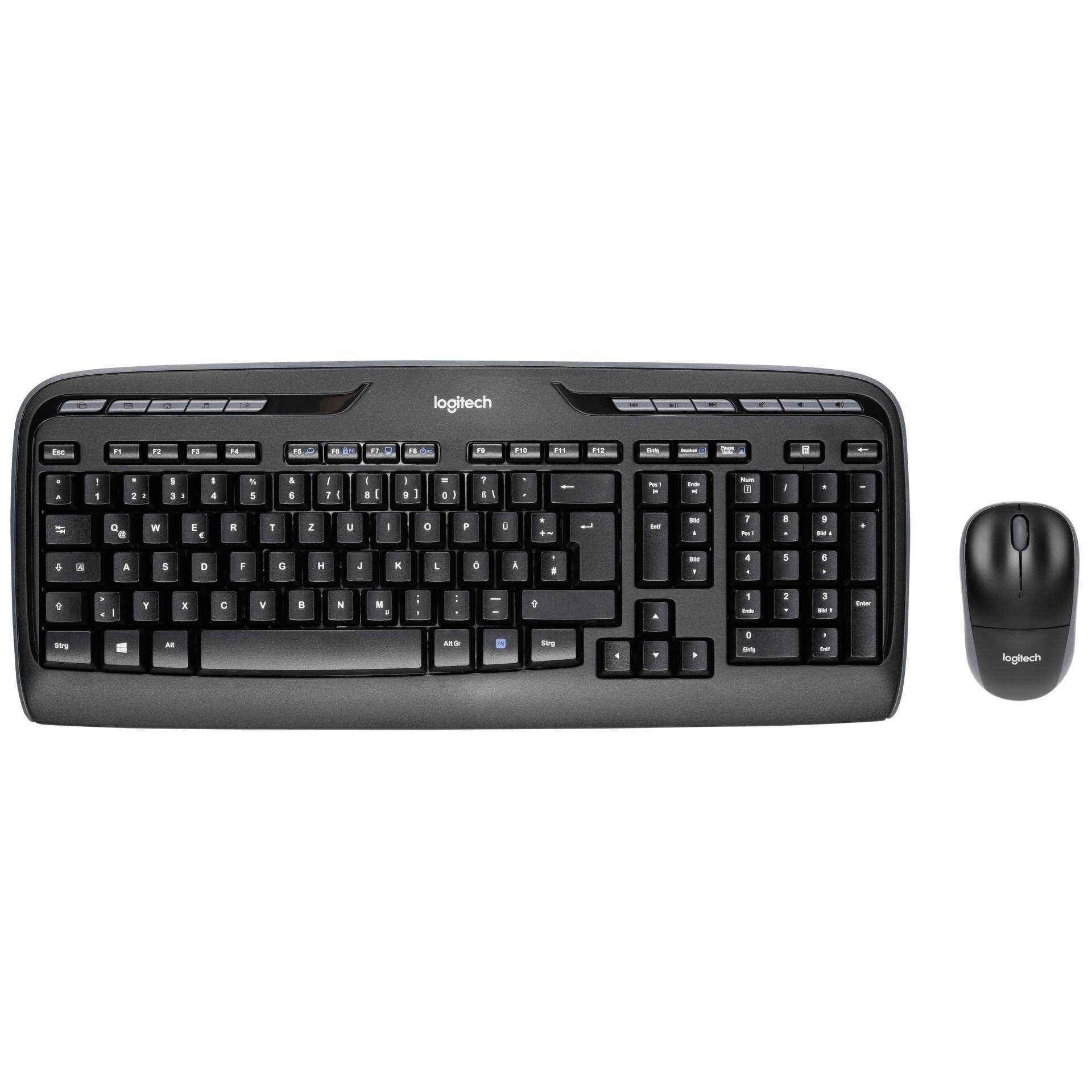 Logitech Wireless Combo MK330 - Tastatur-und-Maus-Set - kabellos - 2.4 GHz - Deutsch