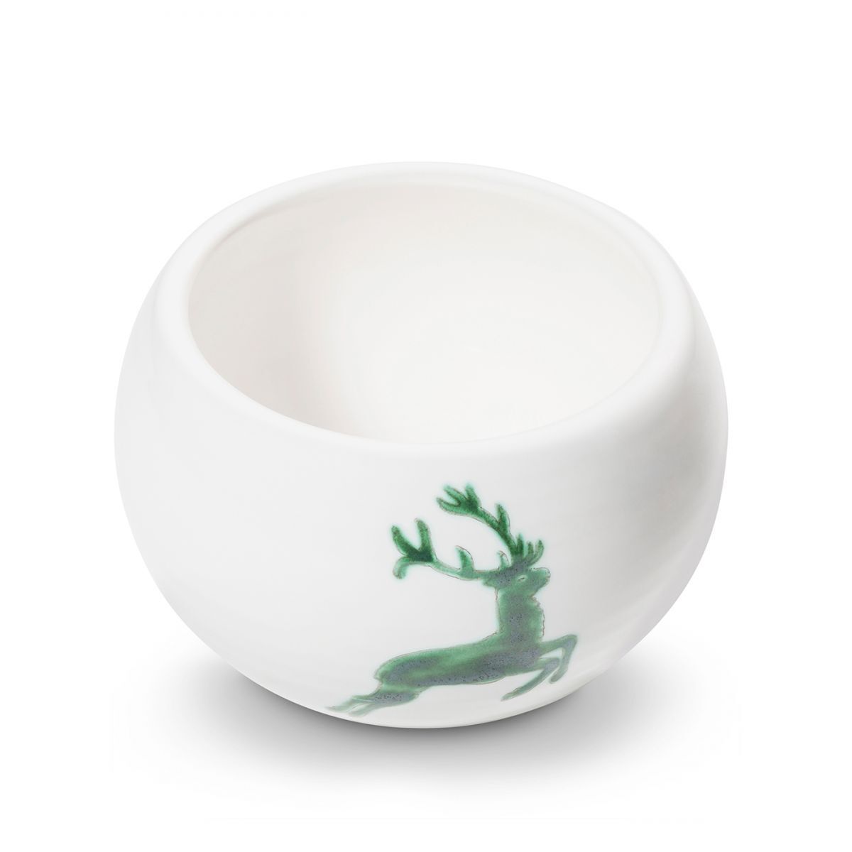Gmundner Keramik Grüner Hirsch, Unterteil Zuckerdose Cup