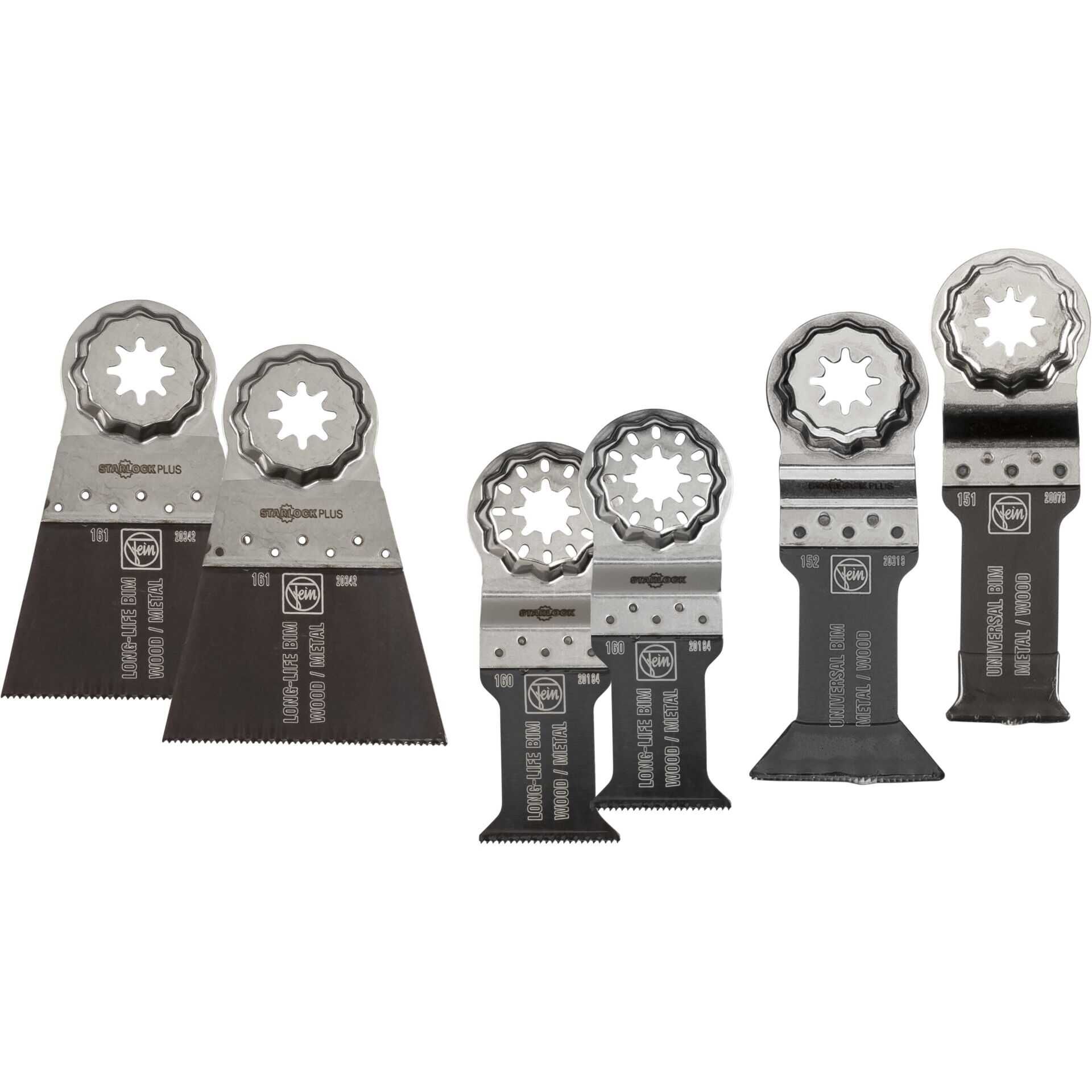 Fein BEST OF E-CUT - Tauchsägeblatt-Set - für Holz, Metall - 6 Stücke - Starlock Plus