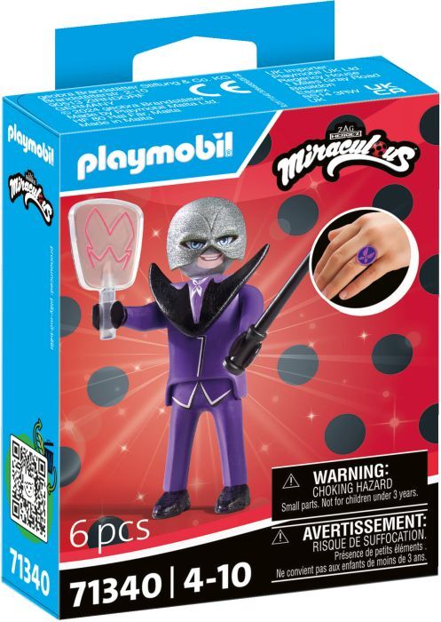 Playmobil PLAYMOBIL 71340 Miraculous: Hawk Moth 71340