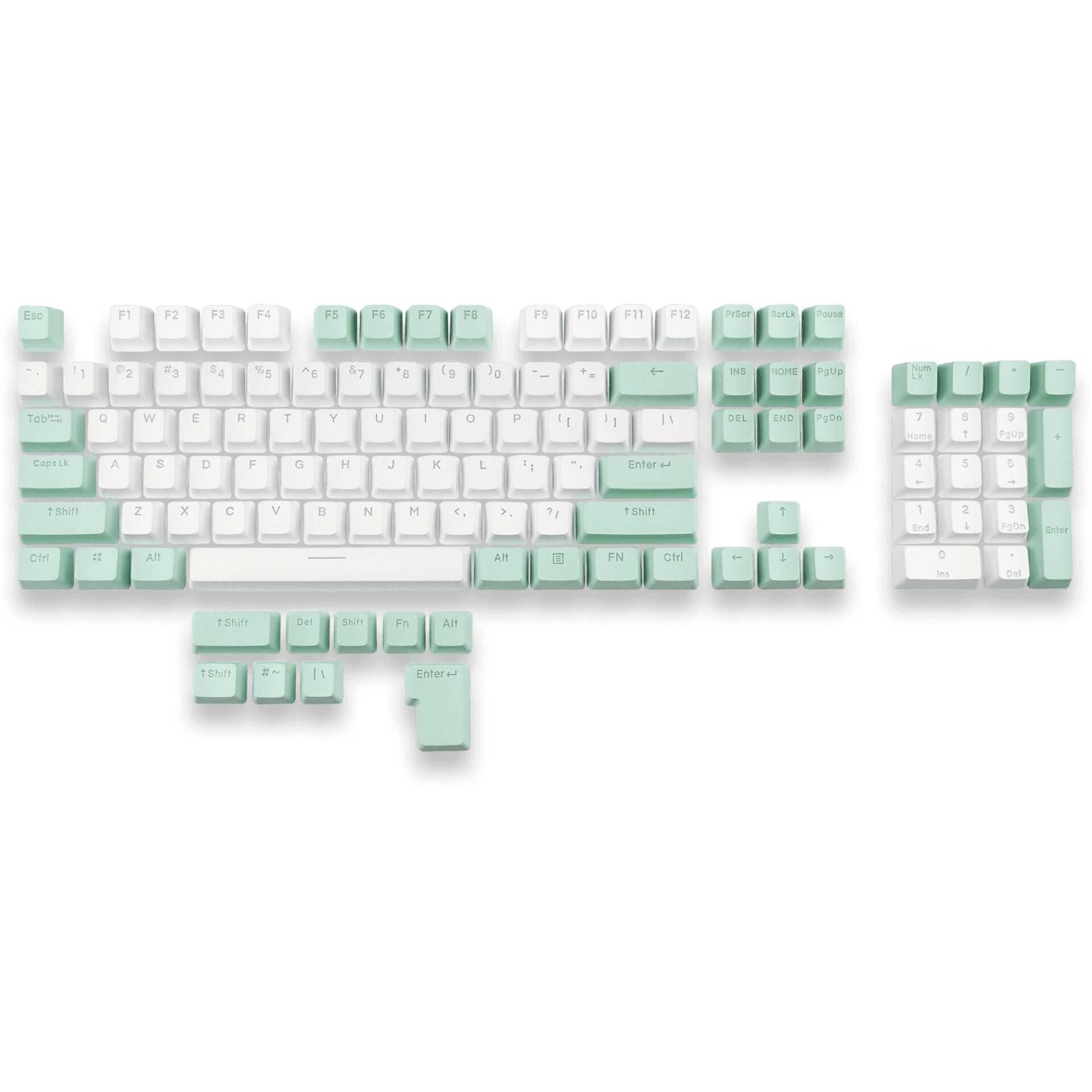 MOUNTAIN - Aquamarine A Backlit  Keycap set