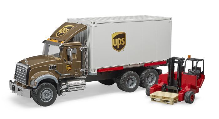 Bruder, MACK Granite UPS Logistik-LKW  02828, 77x18,5x16,5 cm, 2828