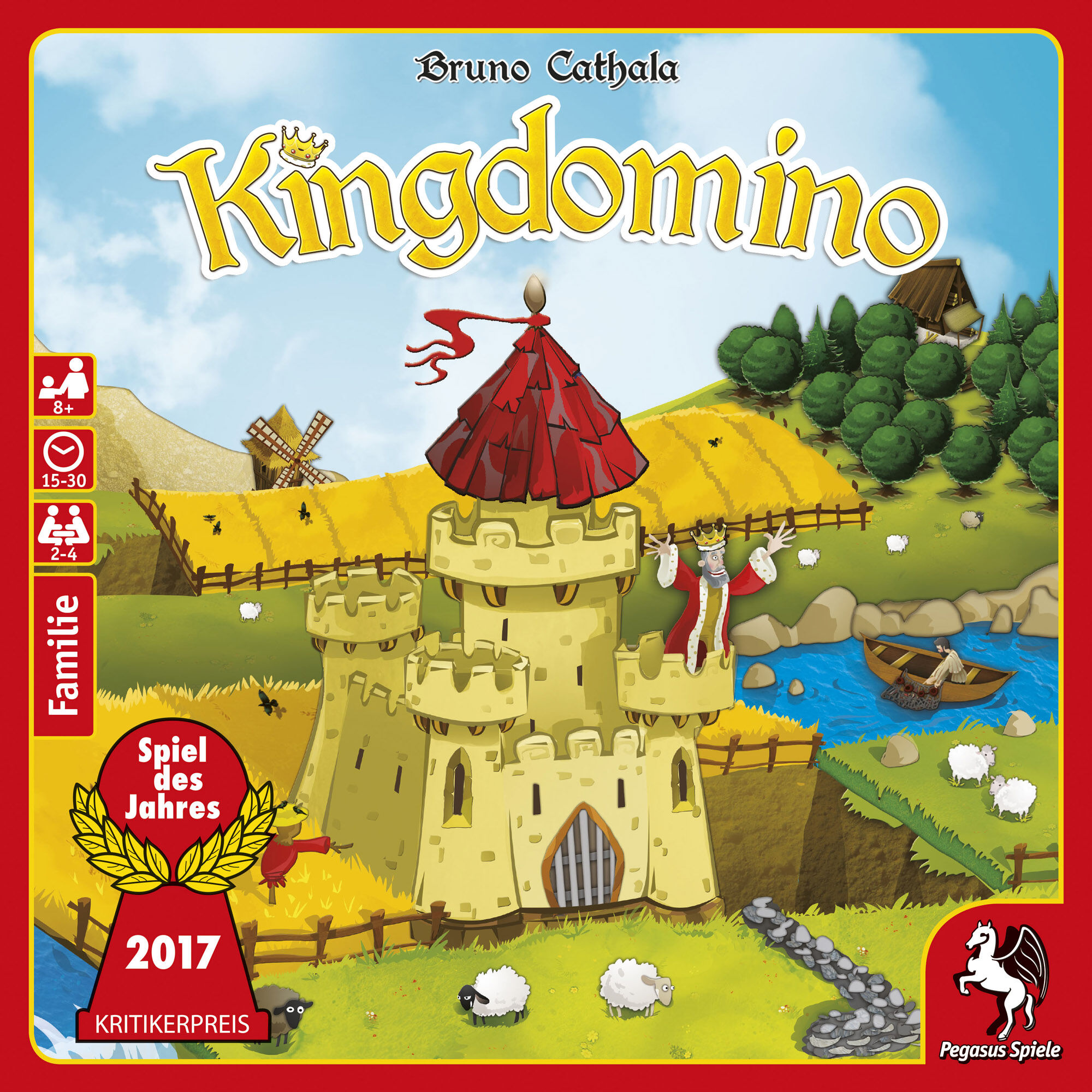 Pegasus Spiele Pegasus Spiele Kingdomino Spiel des Jahres 2017 57104G