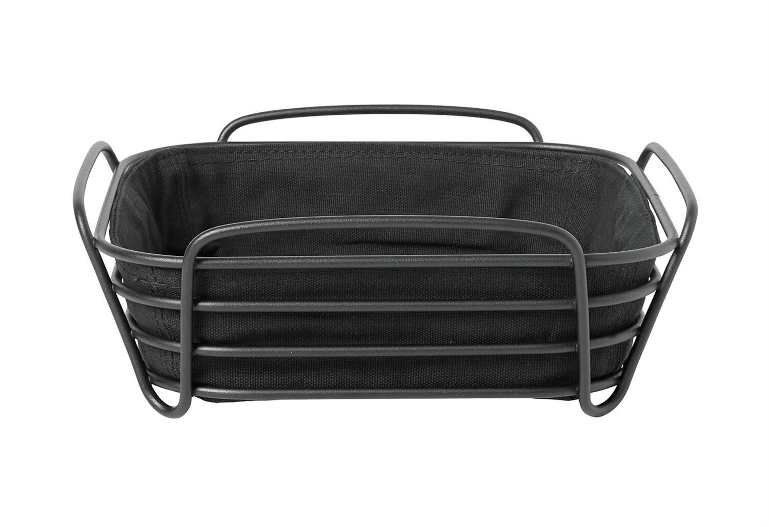 BLOMUS Brotkorb Delara 25x25x9,3 cm schwarz