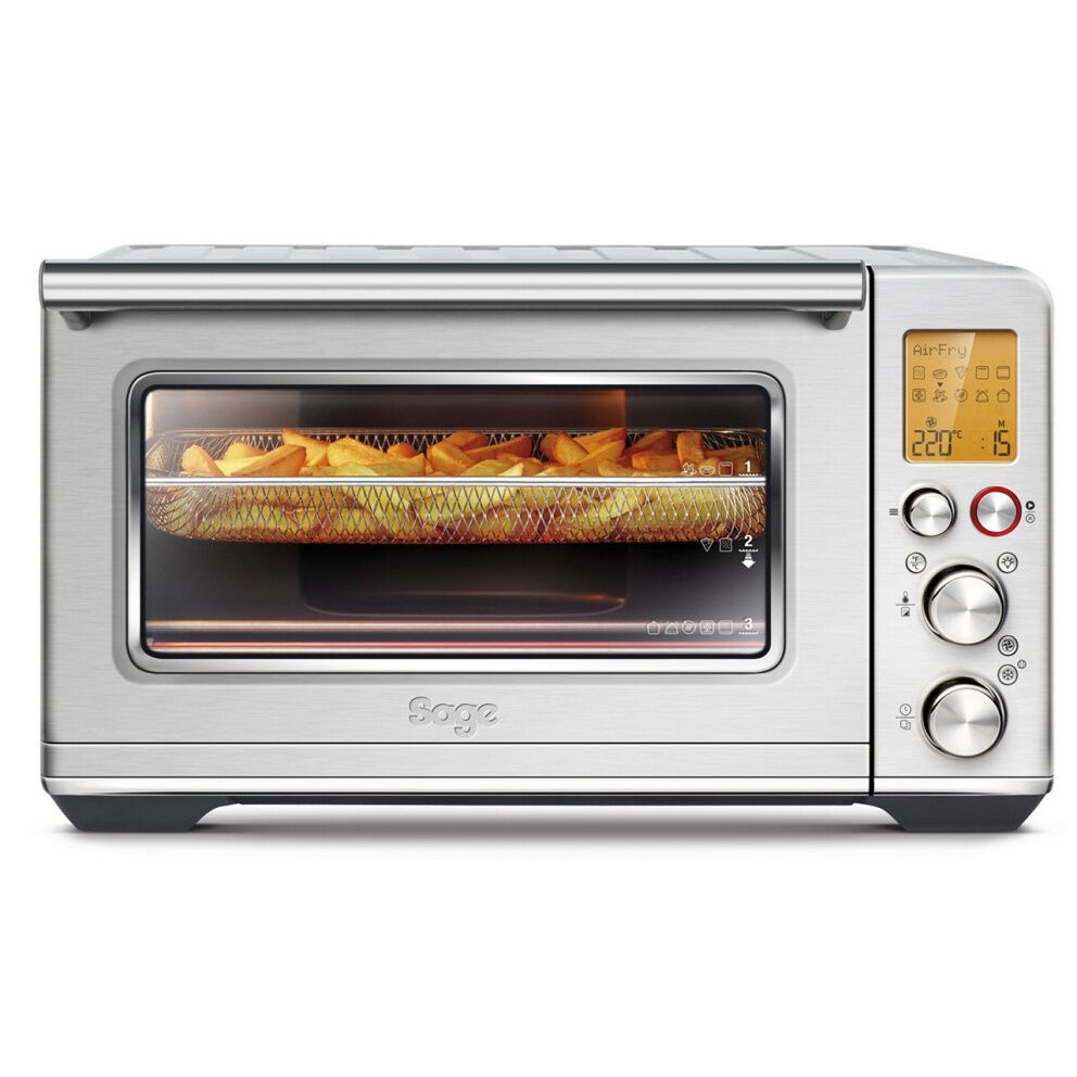 Sage SOV860BSS4EEU1 the Smart Oven Air Fryer - Elektrobackofen - Konvektion - 22 Liter - 2.4 kW - gebürsteter rostfreier Edelstahl