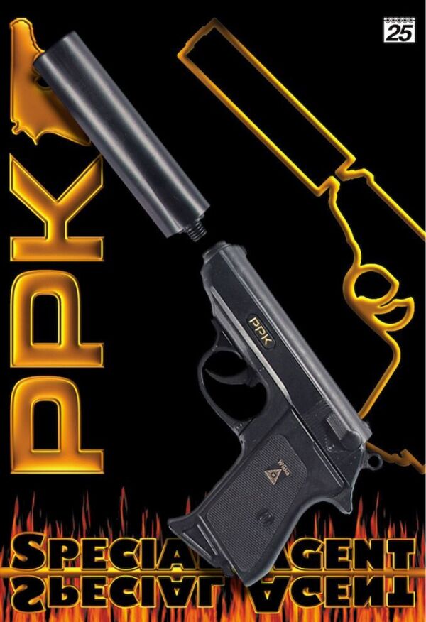 Sohni  25er Specialagent PPK mit Schalldämpfer 0472 KARTE