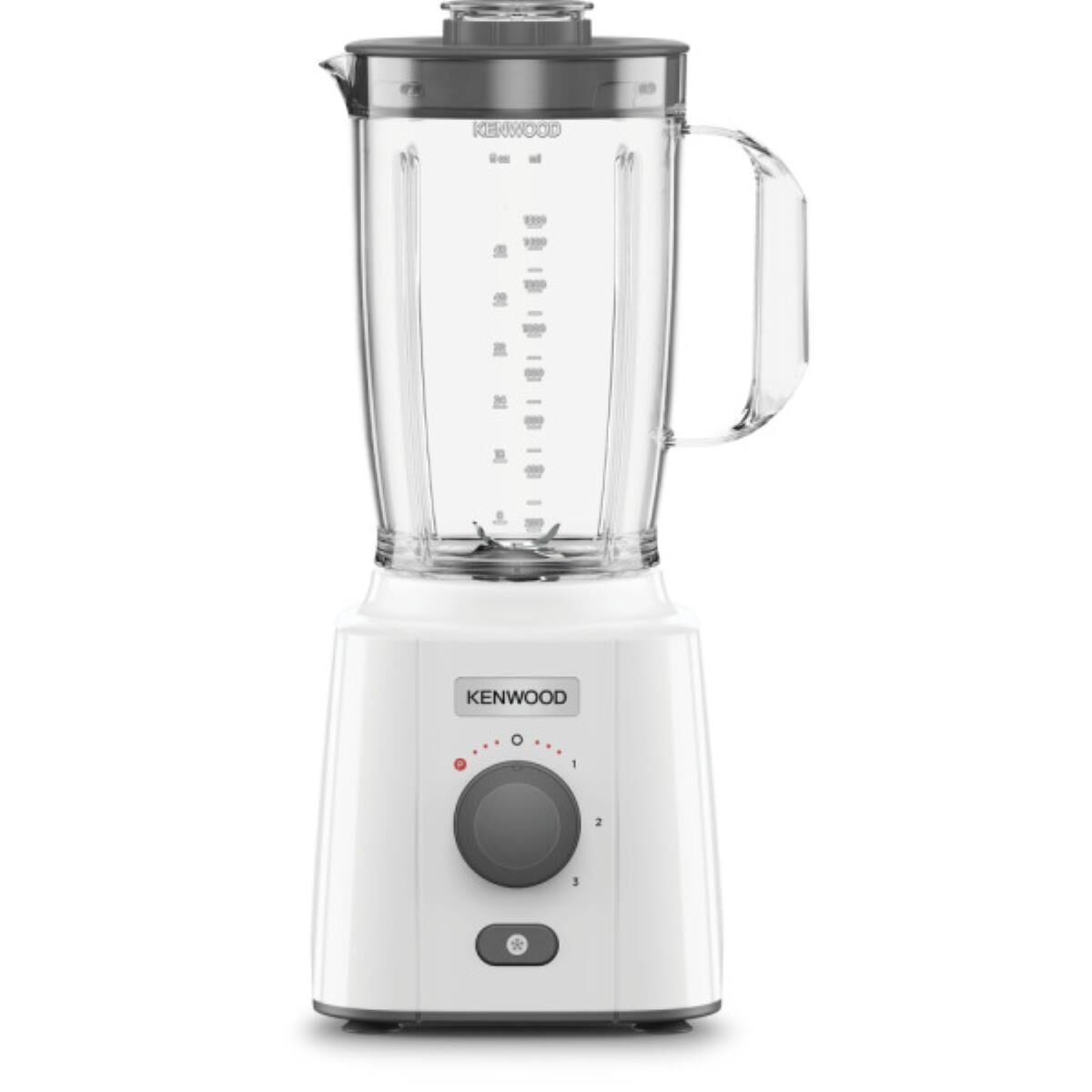 KENWOOD Standmixer 650W 2L Kunststoffbeh. 3St.+Imp IceCr. Mühle ws BLP41.C0WH