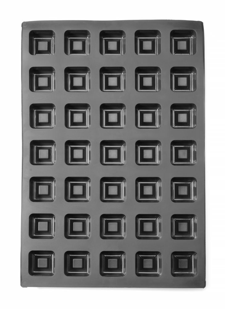 Hendi Silikonform QUADRAT, 570x375x(H)25mm, Quadratisch