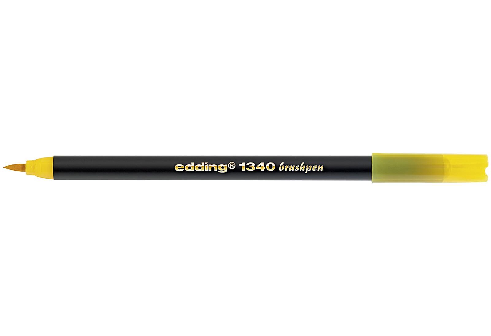 EDDING Fasermaler 1340 Brushpen gelb