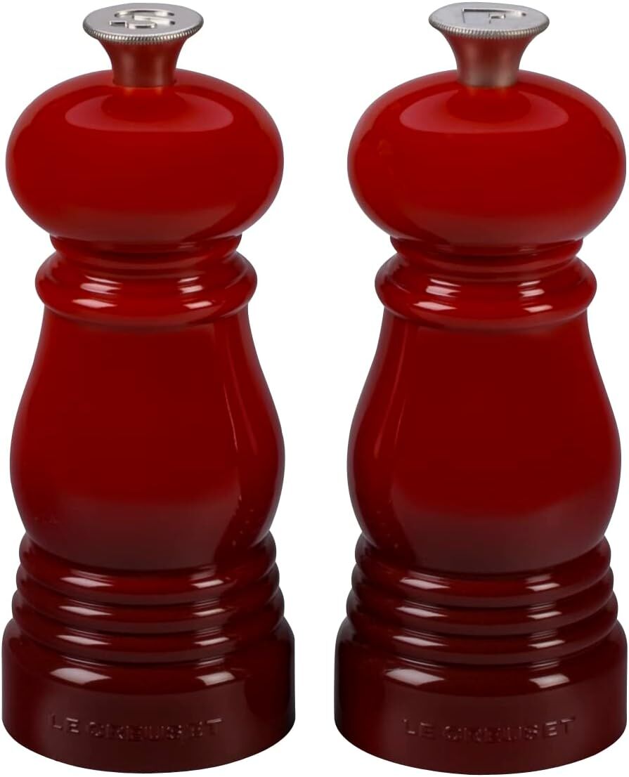 Le Creuset Mini Pfeffer- und Salzset Kirschrot 12 cm