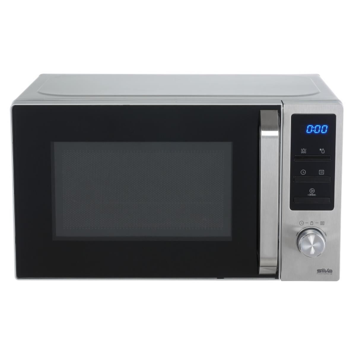 SILVA HOMELINE Mikrowelle m. Grill 800W/1000W Elektr. 20L 5St 95minTimer ed MWG-E 20.8 INOX