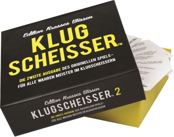 Pegasus Spiele Klugscheisser 2 Black Edition - Edition krasses Wissen KYL43011
