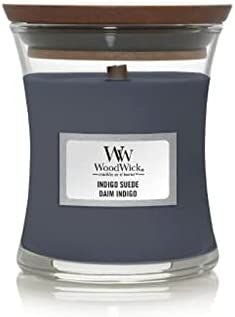 Woodwick  INDIGO SUEDE MINI HOURGLASS 85G