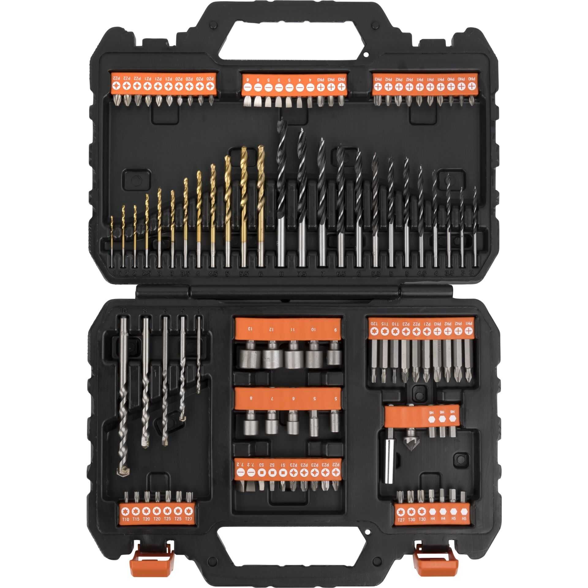 Black & Decker A7200-XJ Titanium - Schraubendreher- und Bohreinsatzset - 109 Stücke