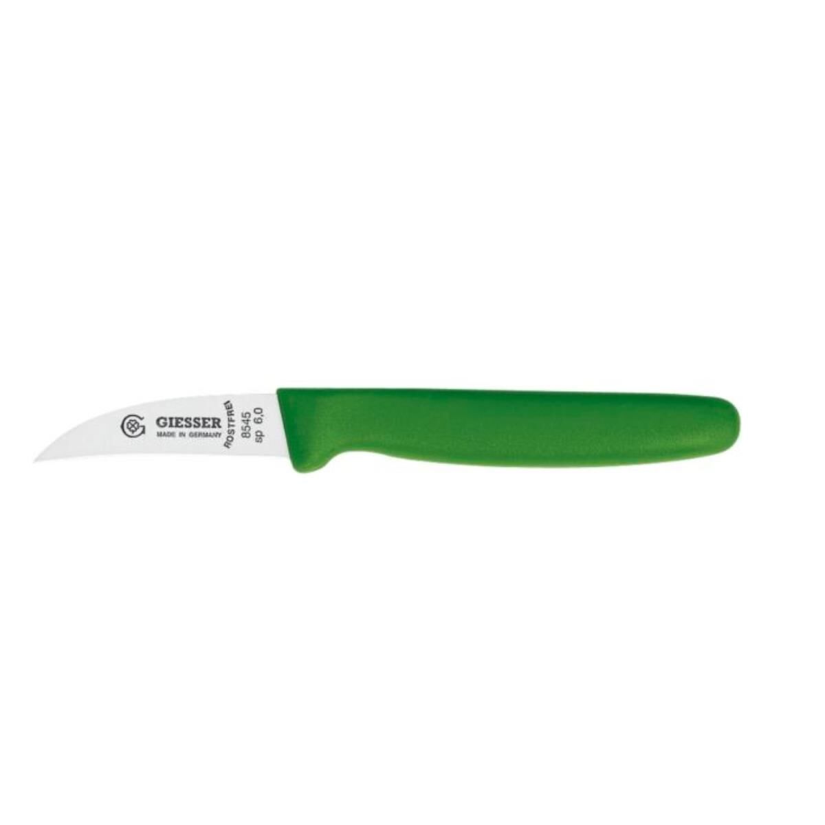 GIESSER Tourniermesser glatt, 60 mm, grün