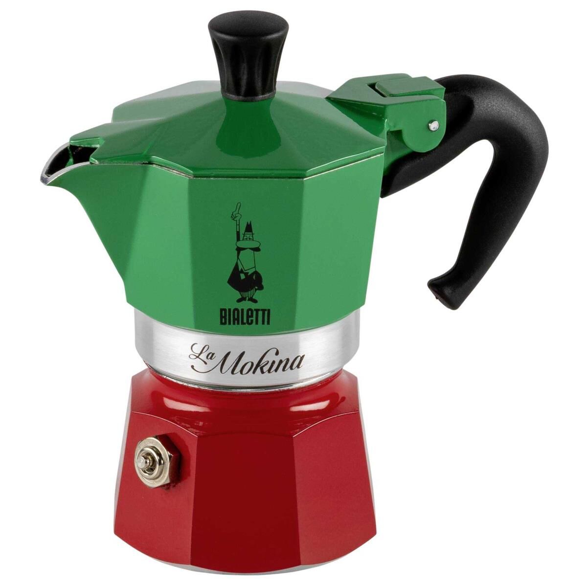 Bialetti La Mokina Italia - Kaffeemaschine - 12.5 x 7 x 12 cm - 40 ml