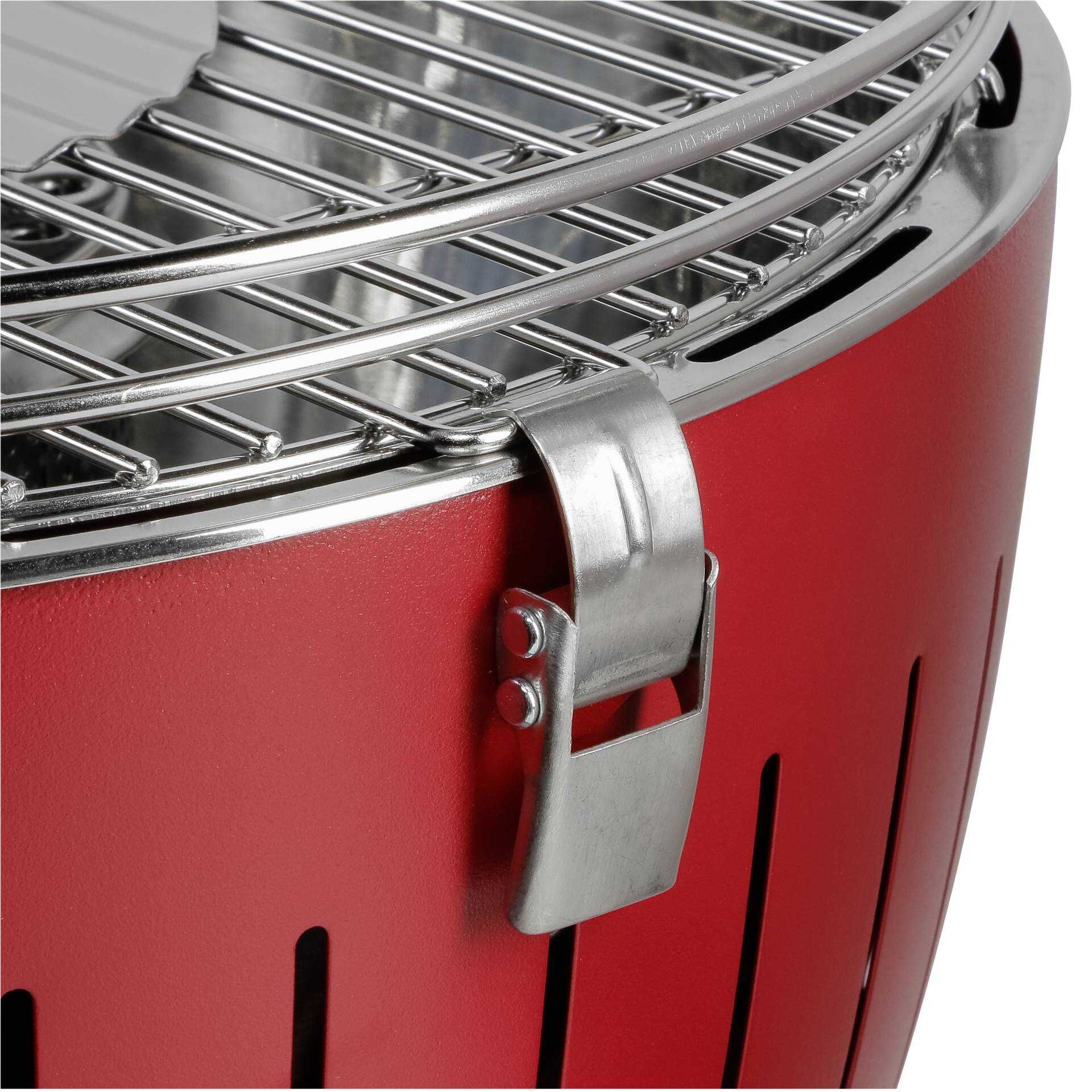 LotusGrill G340 G-RO-34P - BBQ-Grill - Kohle - Fire Red