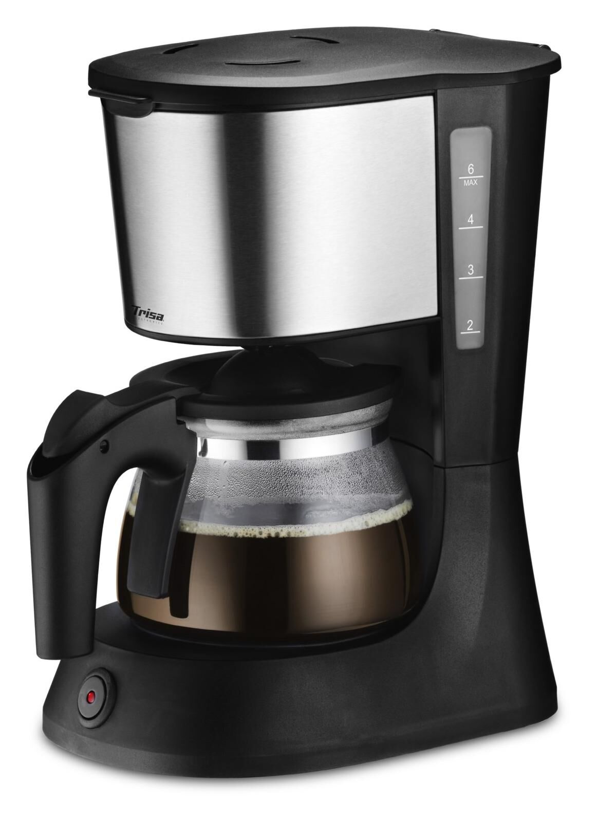 TRISA Kaffeeautomat 6Tassen 0.75 Liter Glaskanne schwarz 6021 4212