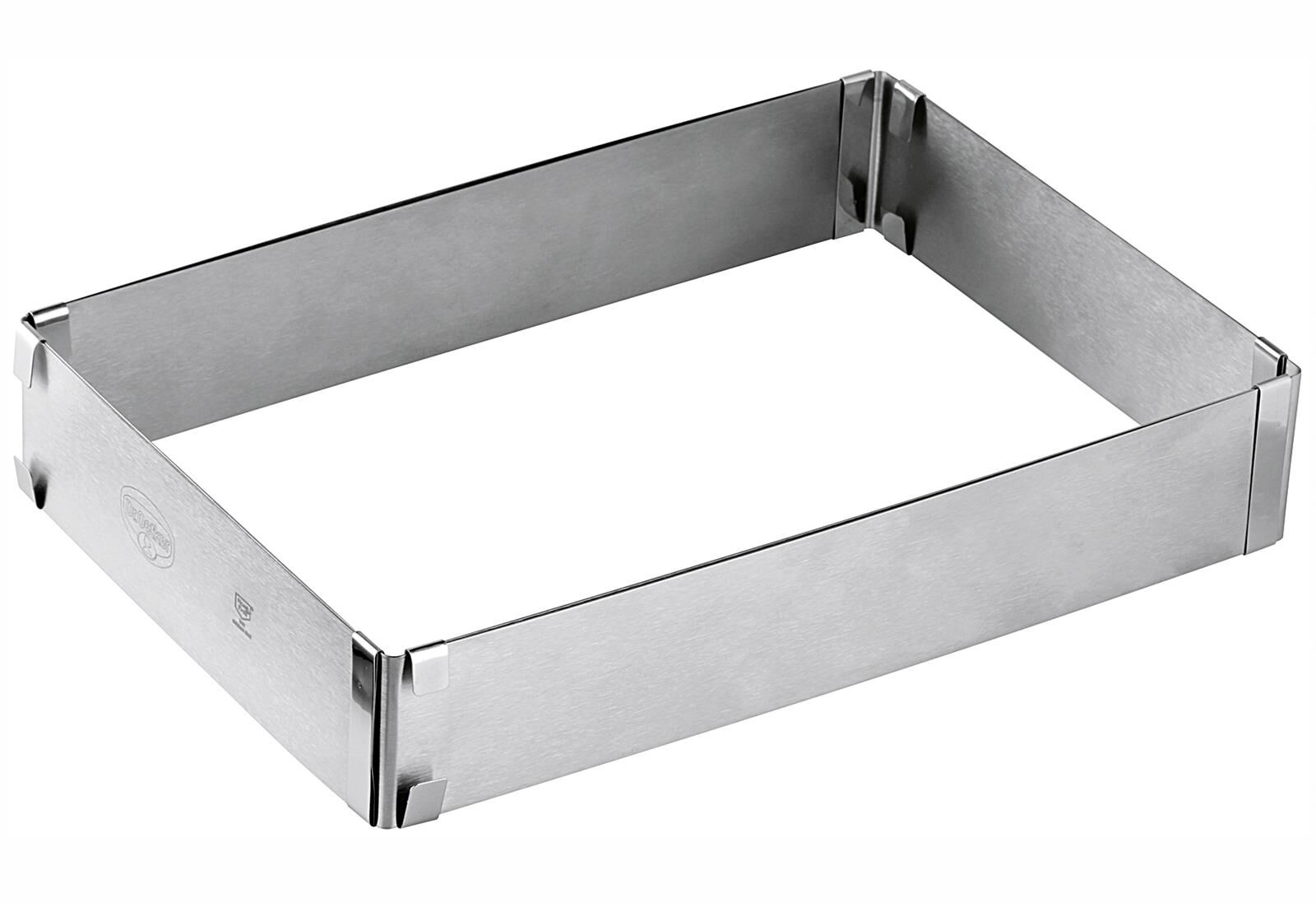 Dr. Oetker Backrahmen Varino ausziehbar 27,5-52x18,5-34x5cm Edelstahl