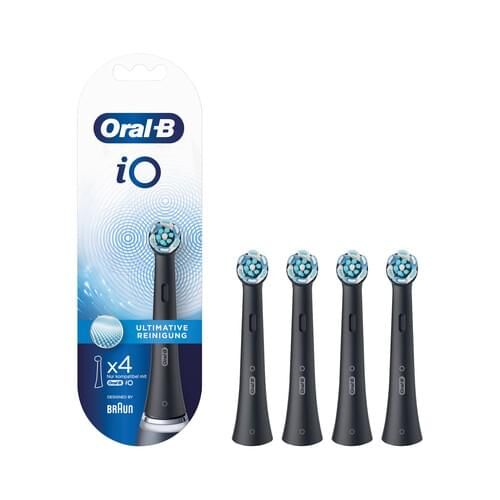 Oral-B Aufsteckbürsten iO Ultimative Reinigung 4er schwarz
