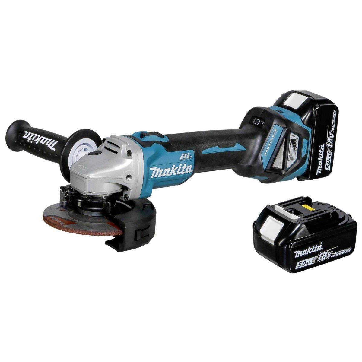 makita DGA511RTJ Akku-Winkelschleifer 18,0 V - St.