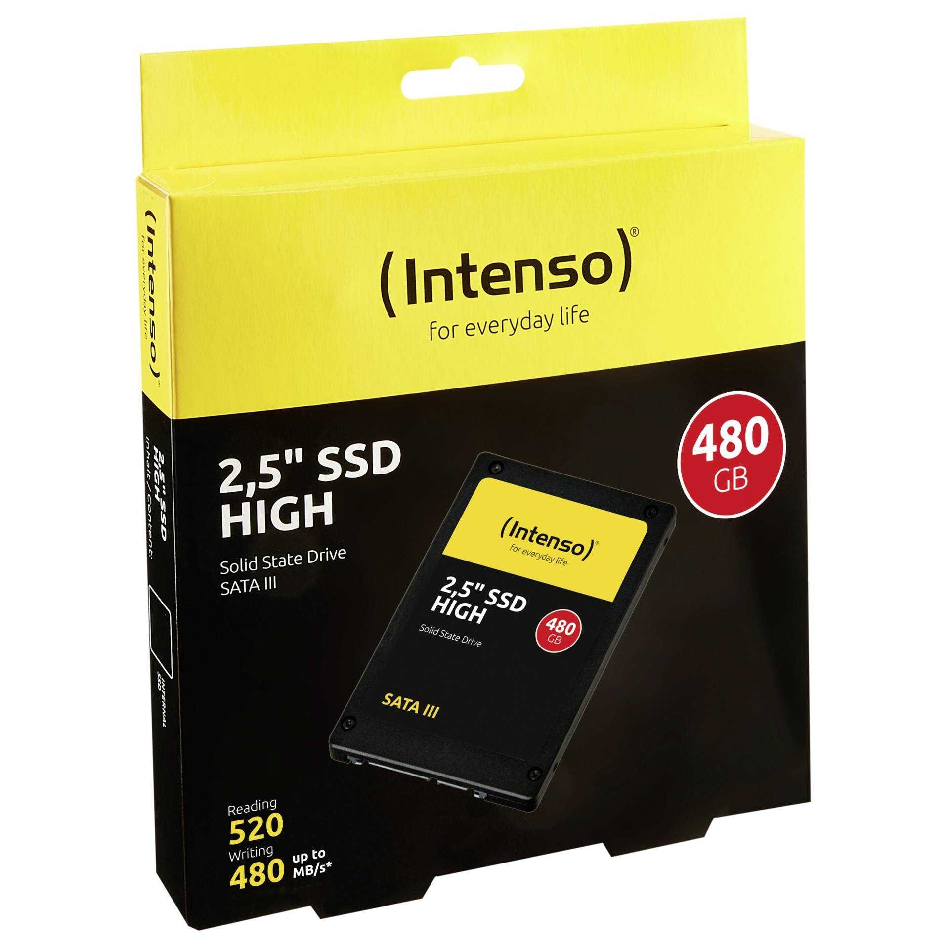Intenso - Solid-State-Disk - 480 GB - intern - 2.5" (6.4 cm) - SATA 6Gb/s