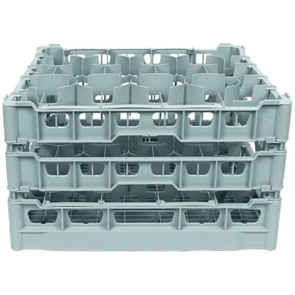 FRIES Clixrack Gläserkorb Fachgröße 99 x 99 mm, für 20 Gläser, Höhe: 245 mm