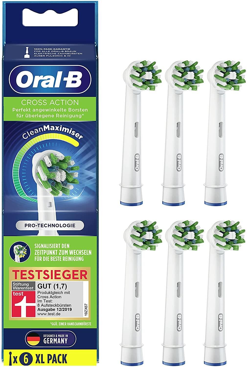 Oral-B Aufsteckbürsten Cross Action CleanMaximizer 6er