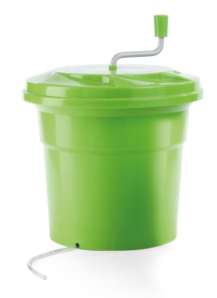 HENDI Salatschleuder, 12L, Grün, ⌀335x(H)430mm