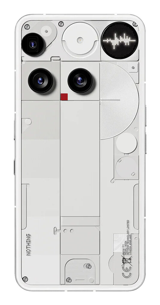 Nothing Phone (3), 16,9 cm (6.67"), 12 GB, 256 GB, 50 MP, Android 15, Weiß
