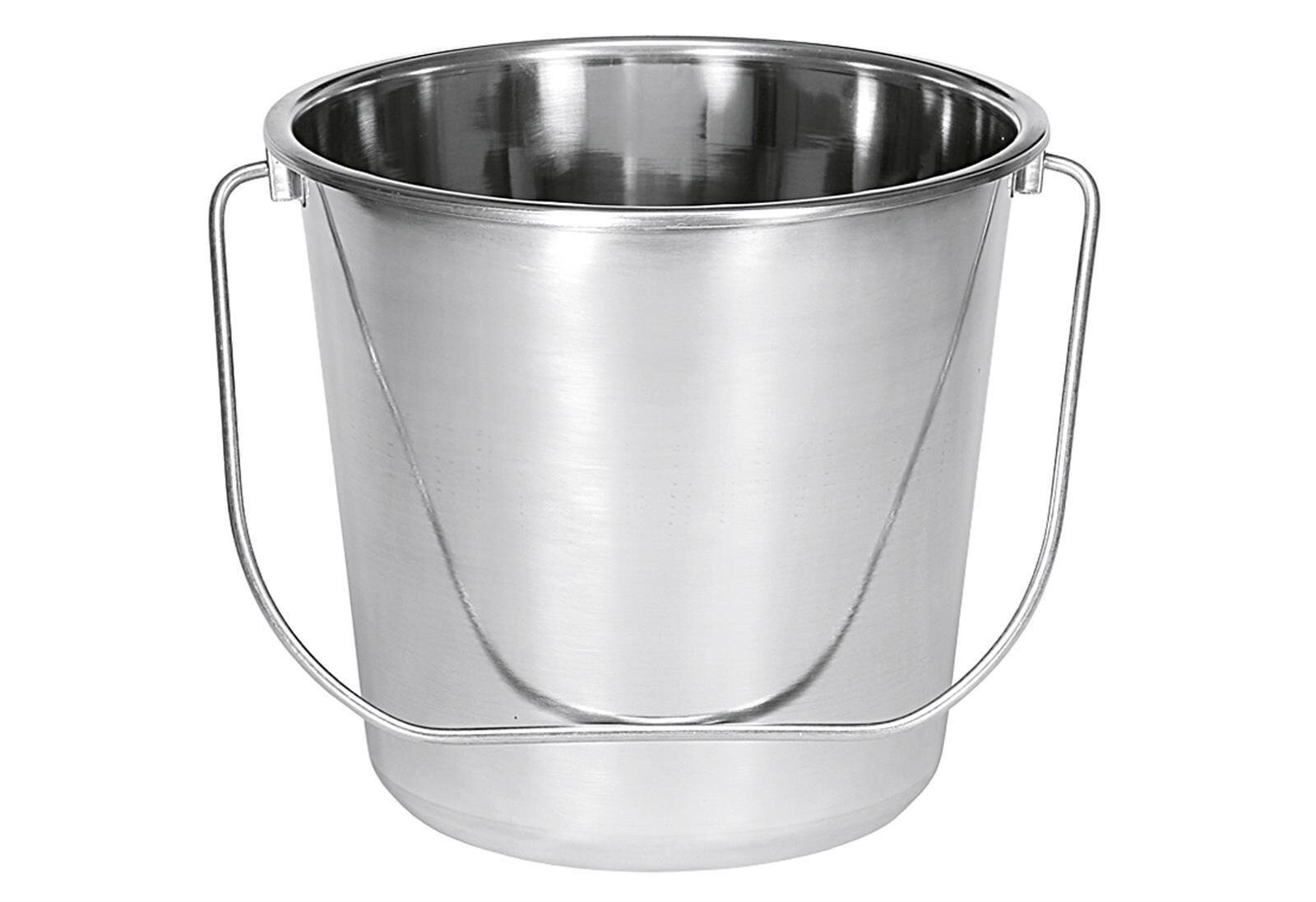 KARL KRÜGER Eimer 8 Liter Ø24cm Edelstahl