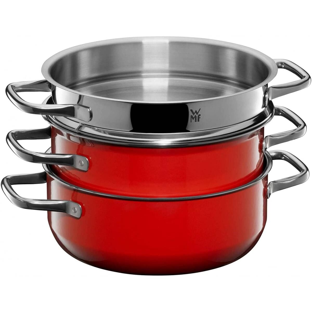WMF TOPF SET FT COMPACT RED 3TLG