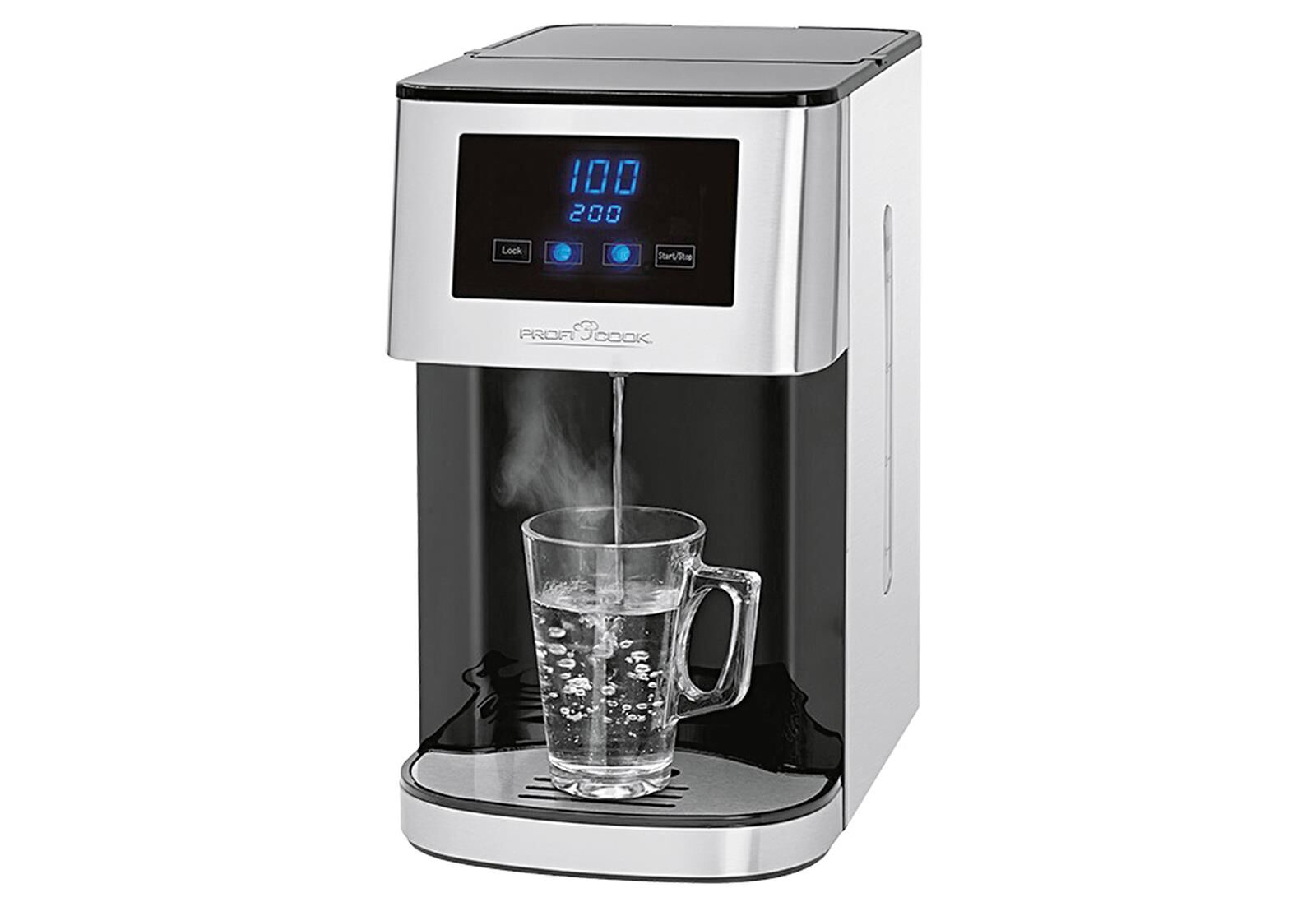 PROFI COOK Heißwasserspender 2600 W Edelstahlgehäuse