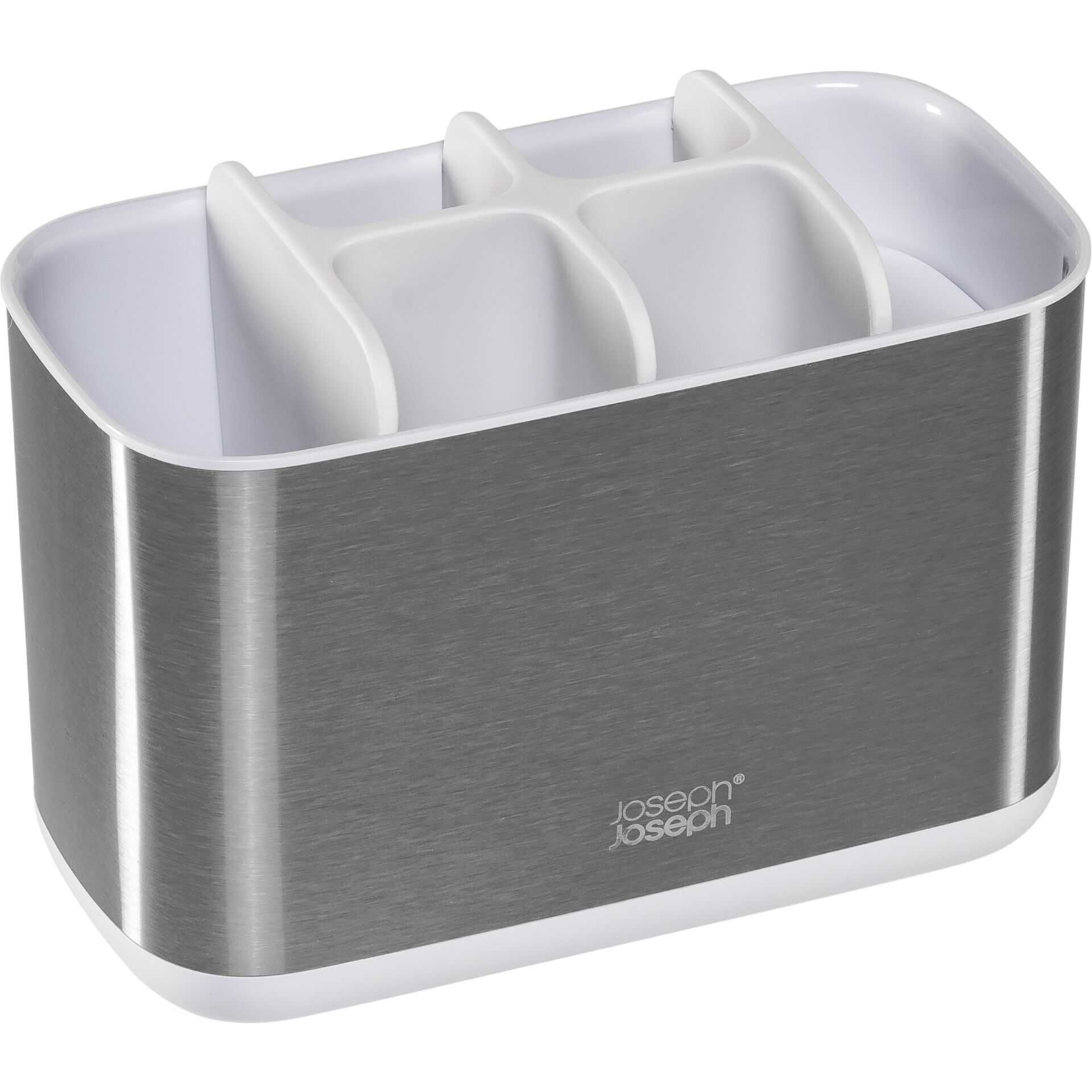 Joseph Joseph EasyStore™ Steel Großer Zahnbürstenhalter - Weiß