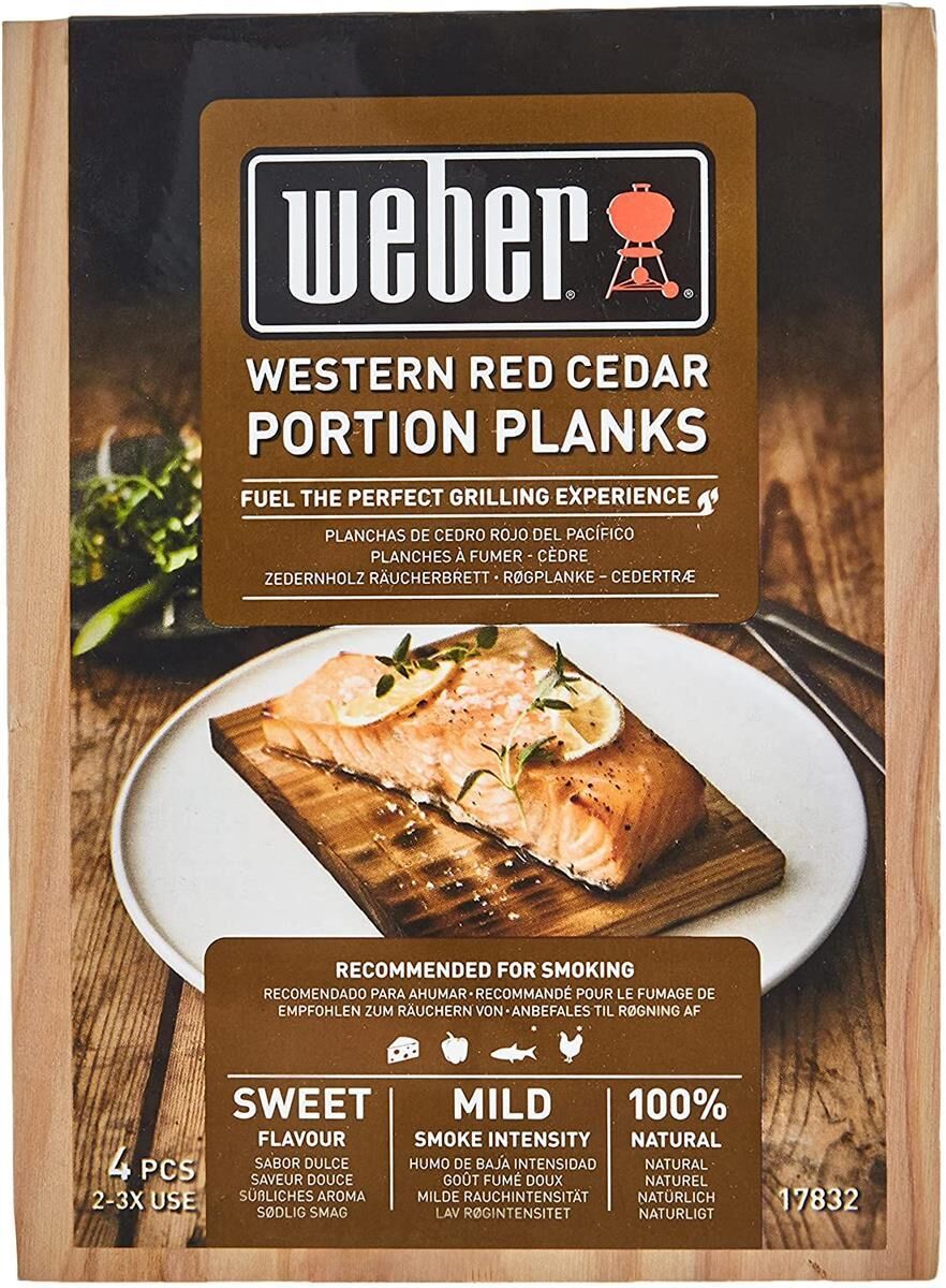 Weber Räucherbretter, Zedernholz, 4 Stk.