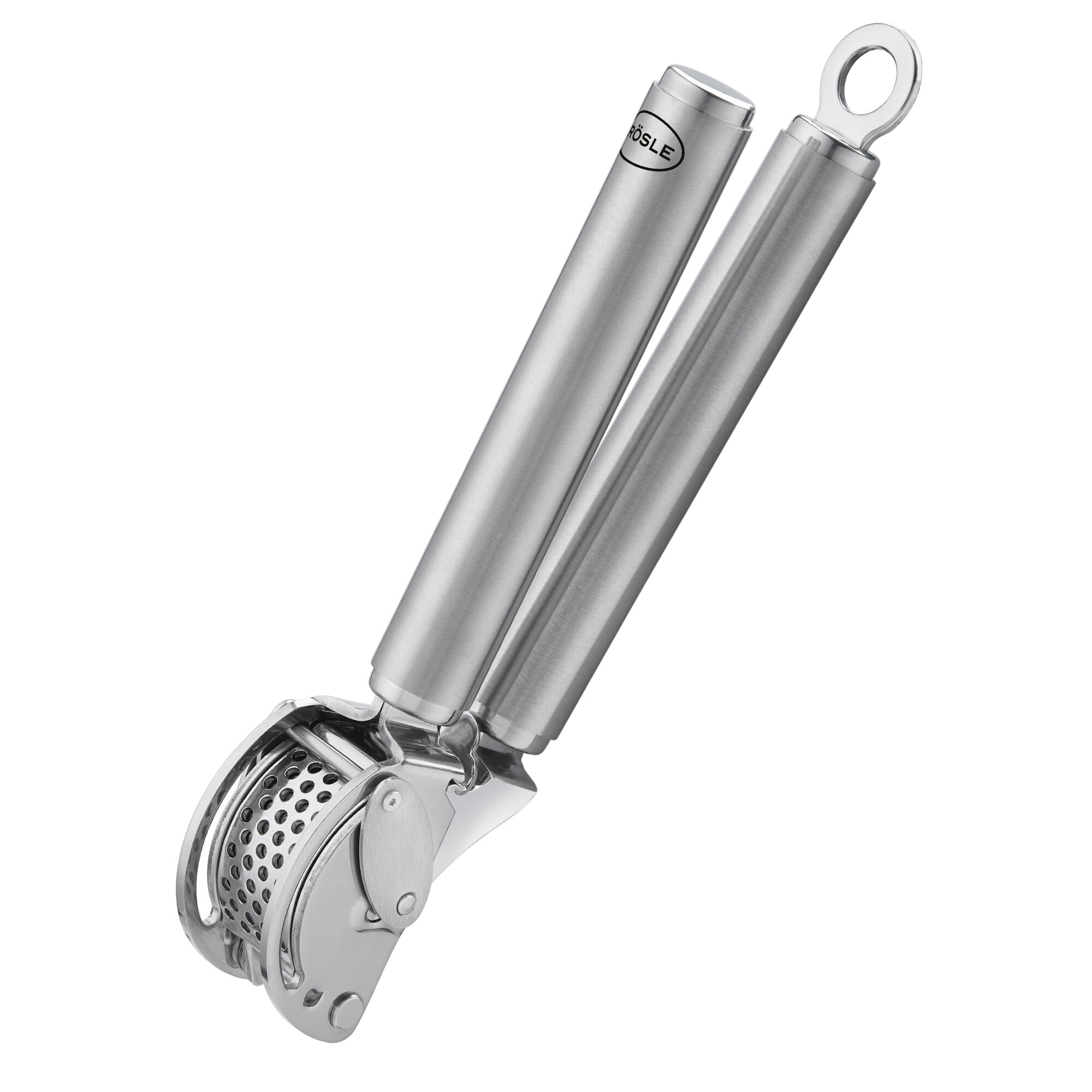 Rösle Knoblauchpresse mit Abstreifer Edelstahl