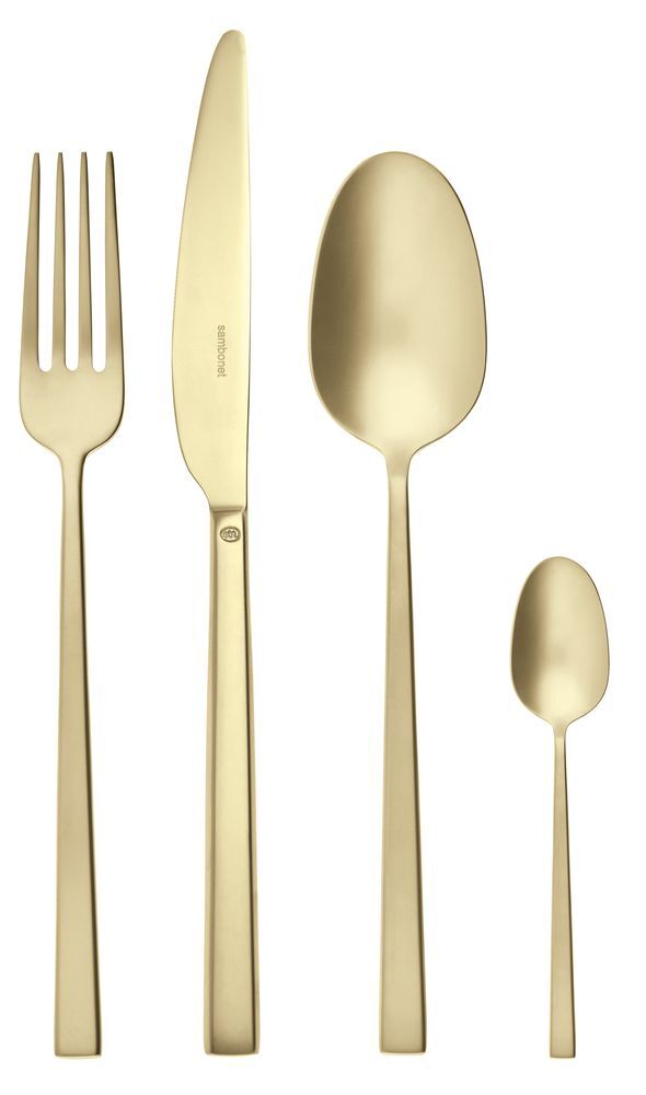 Sambonet Besteck Rock Antique Champagne 24 tgl.