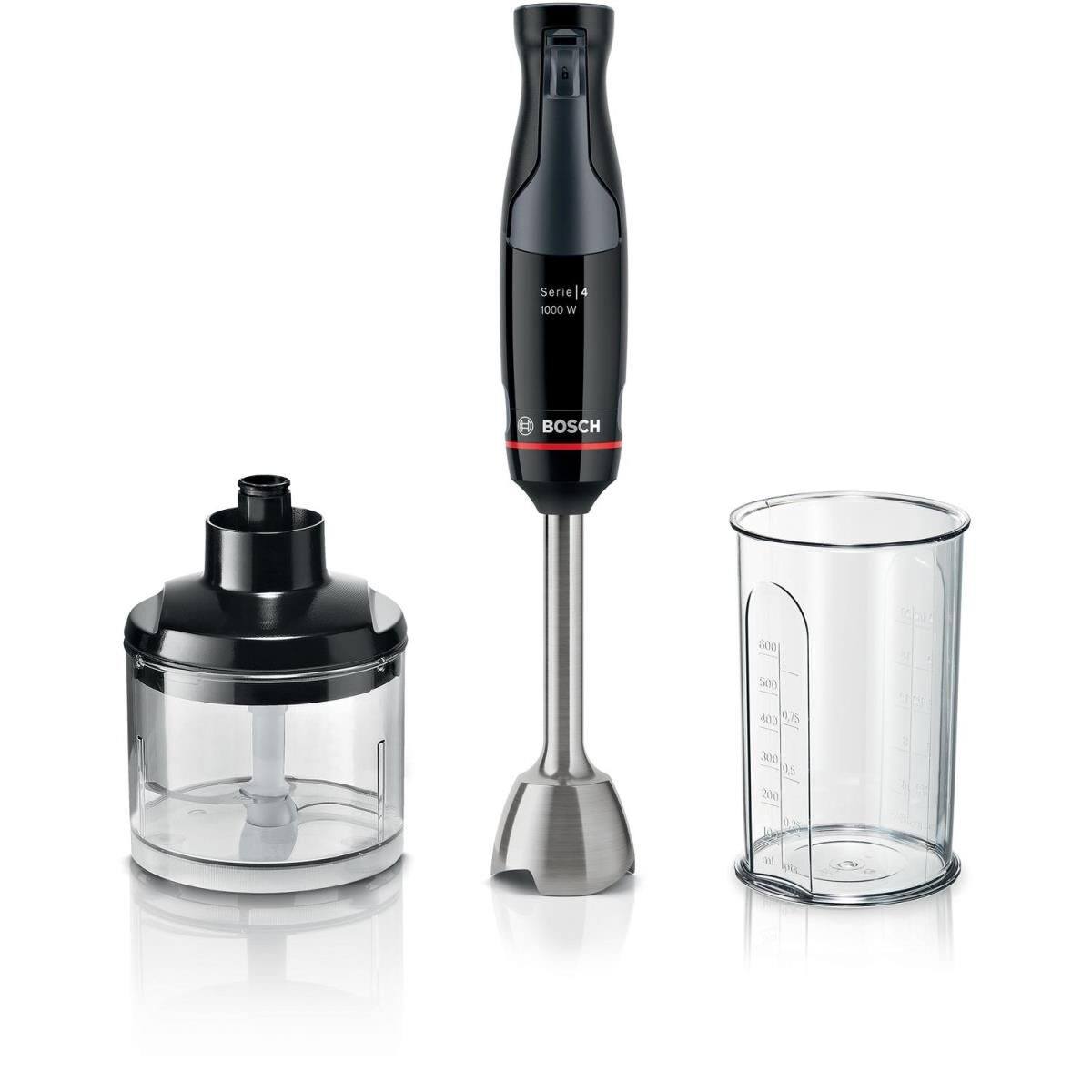 Bosch Stabmixer ErgoMaster Serie 4 MSM4B620, einhändig bedienbar