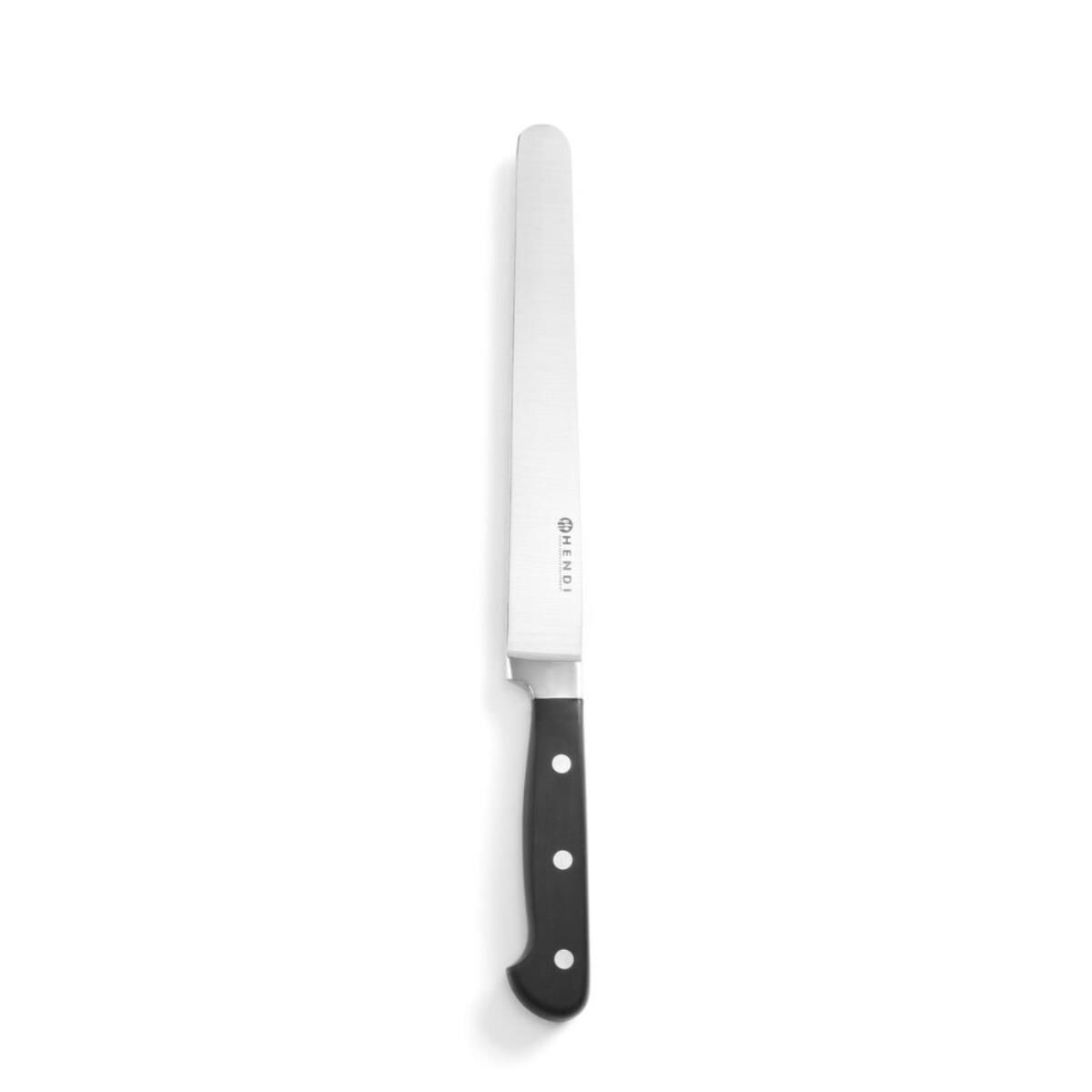 HENDI Schinken-/ Lachsmesser, Kitchen Line, Schwarz, (L)350mm