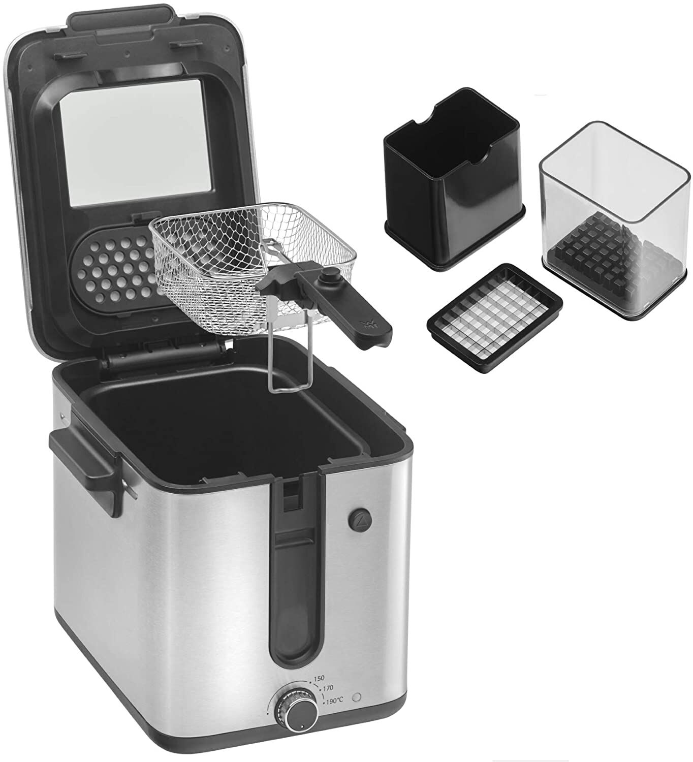 WMF KÜCHENminis Fritteuse mit Kartoffel-Schneider 0415490011