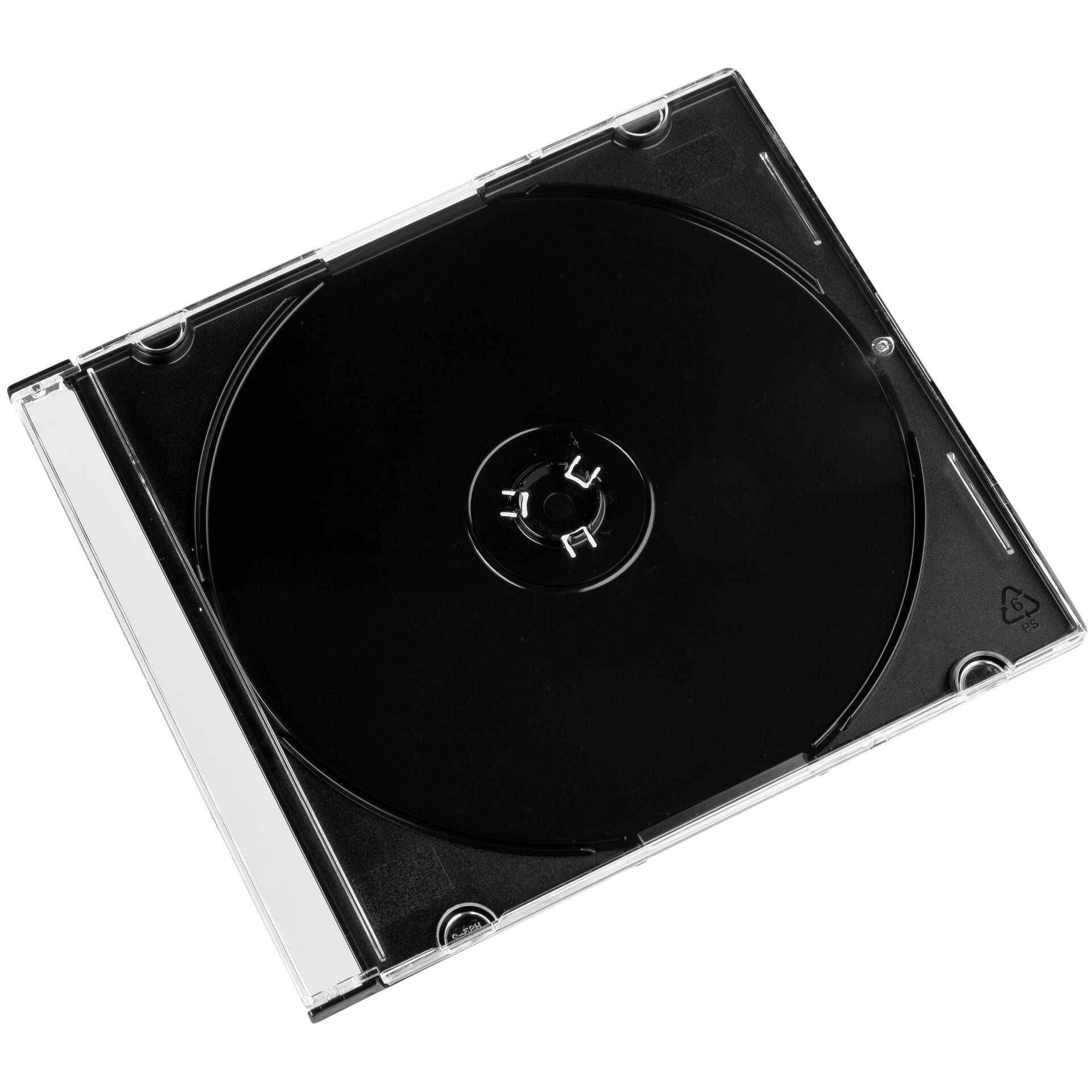 Hama - Slim Jewel Case für Speicher-CD - Schwarz (Packung mit 25)