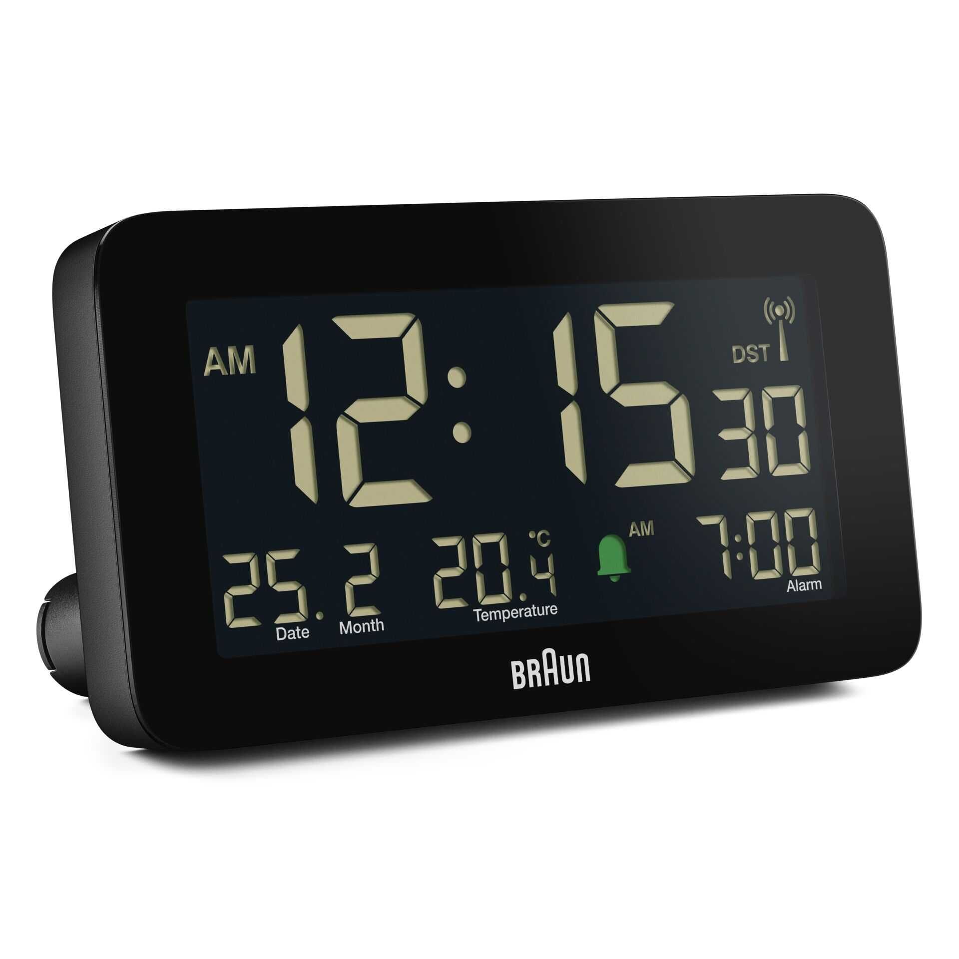 BRAUN BC10 DCF-B Funkwecker schwarz