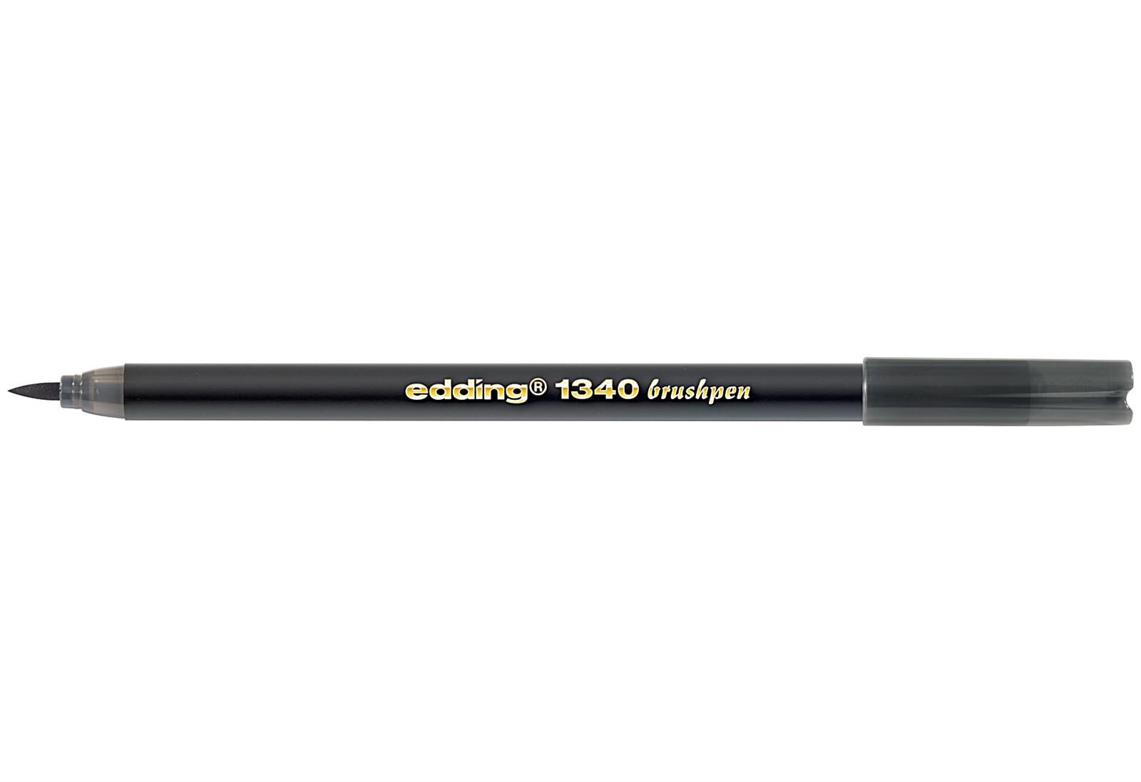 EDDING Fasermaler 1340 Brushpen schwarz
