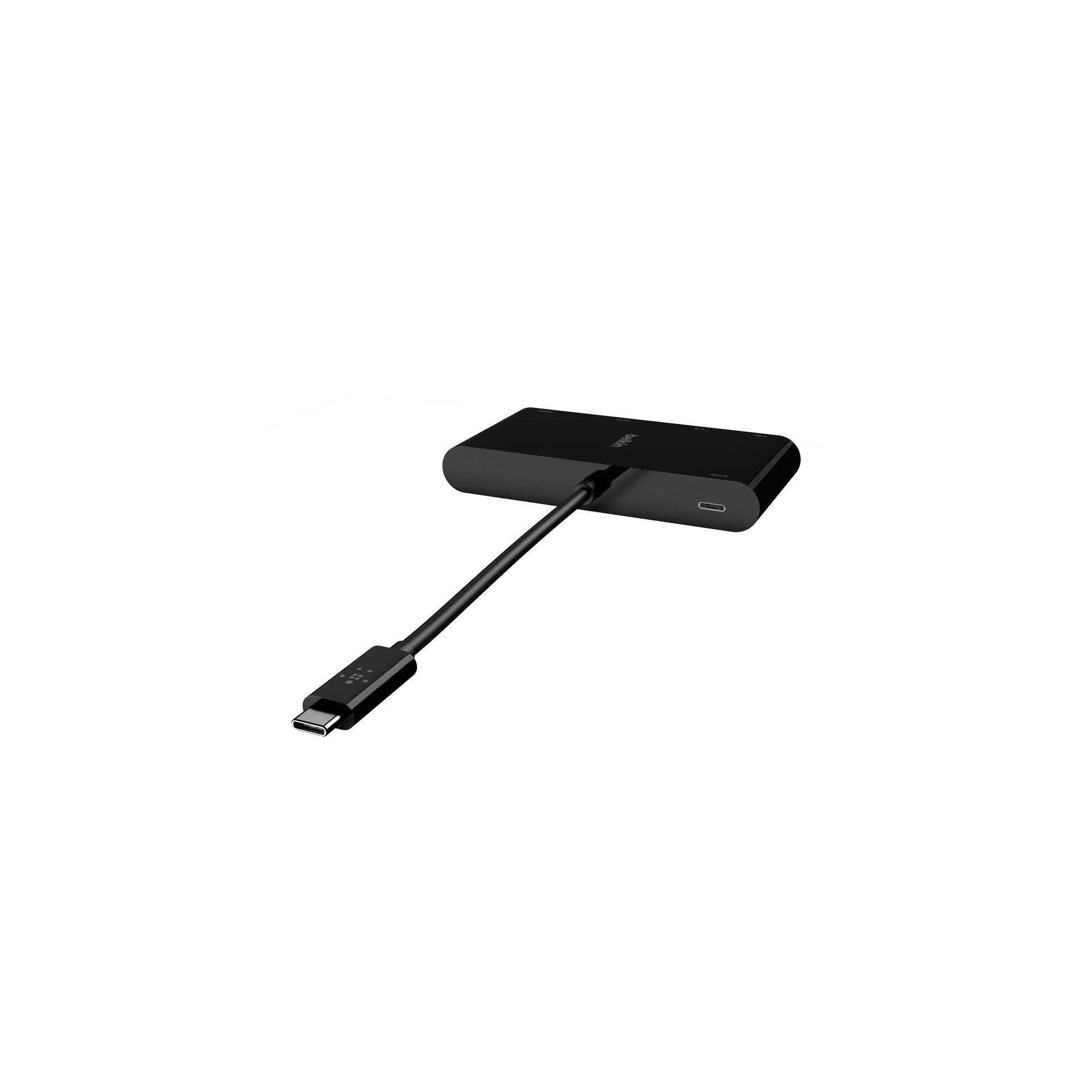 Belkin Multimedia + Charge Adapter - Docking Station - USB-C - VGA, HDMI - GigE