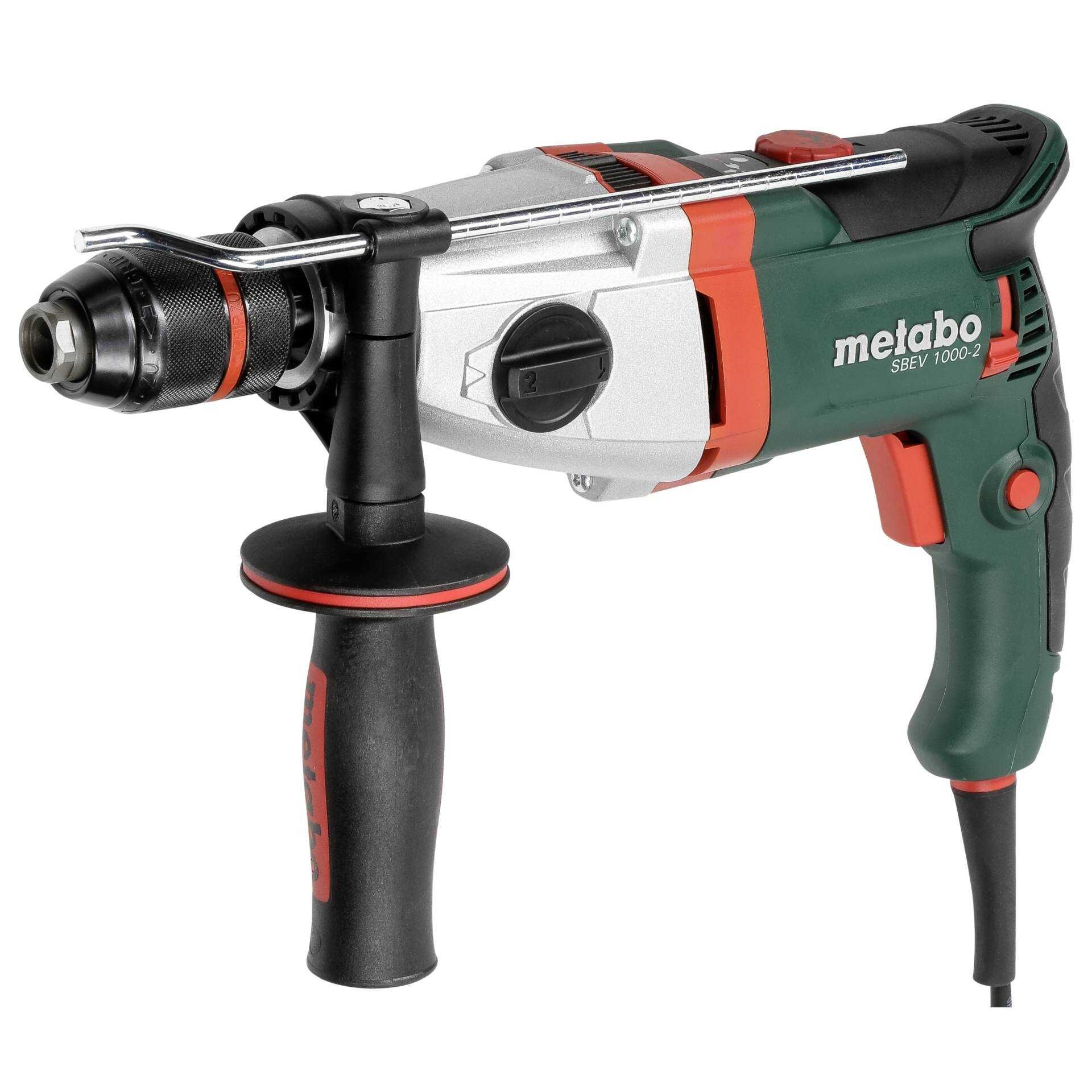 Metabo SBEV 1000-2 - Schlagbohrhammer - 1010 W - 2 Geschwindigkeiten - Bohrfutterschlüssel 13 mm - 40 N·m