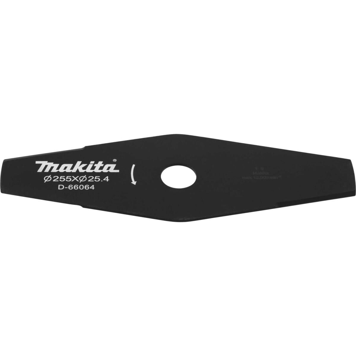 Makita - Motorsensen-Messer - für Unkräuter, trockenes Gras - 255 mm - 2 Zähne - für P/N: DUR368AZ