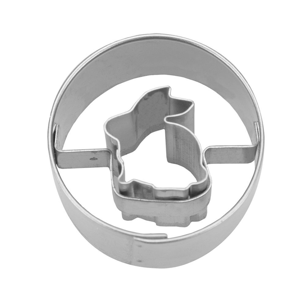 Städter Hase sitzend in Ring ø 3,0 cm Mini